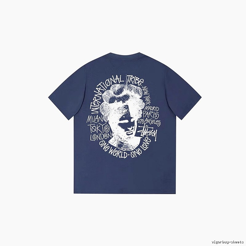 Stussy Sport Graphic T-shirt Black White Stussy for Collection Drops