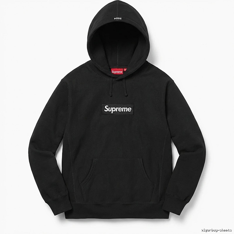 Supreme basic black hoodie