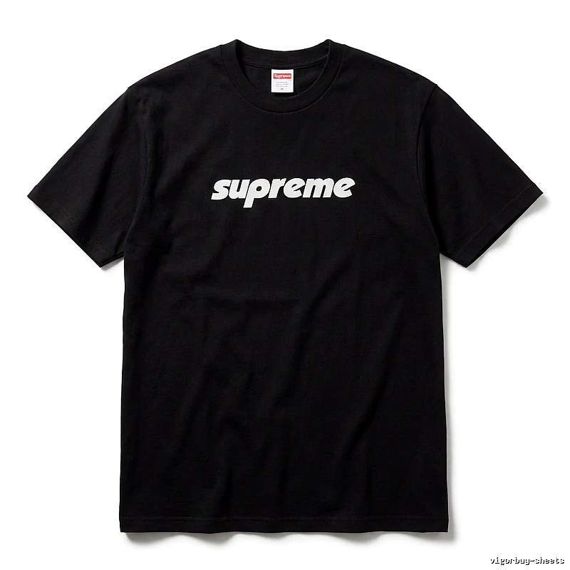 Supreme basic black T-shirt