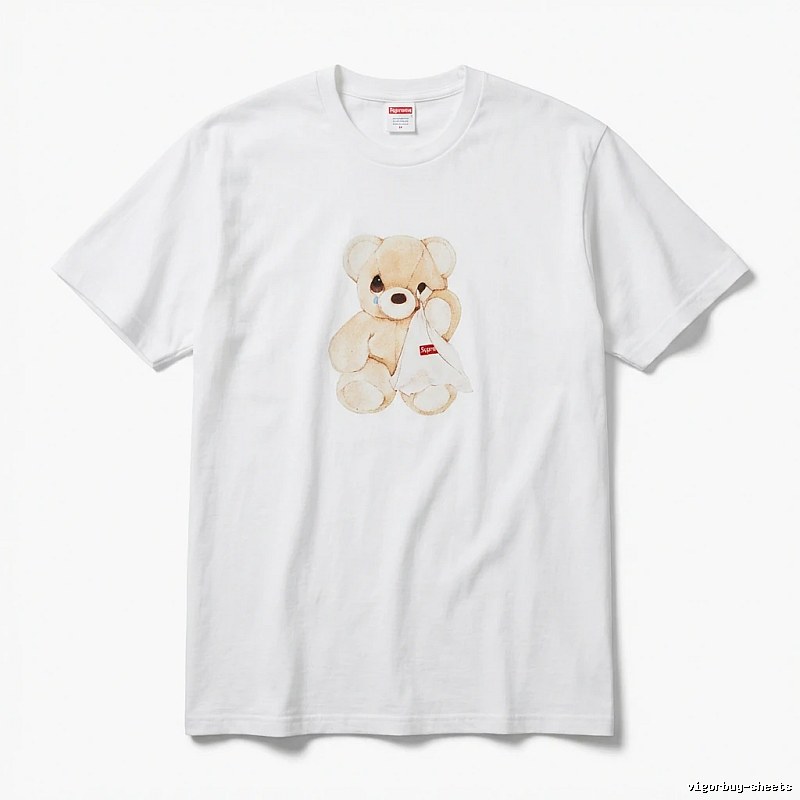Supreme Bear Trend Brand White T-shirt