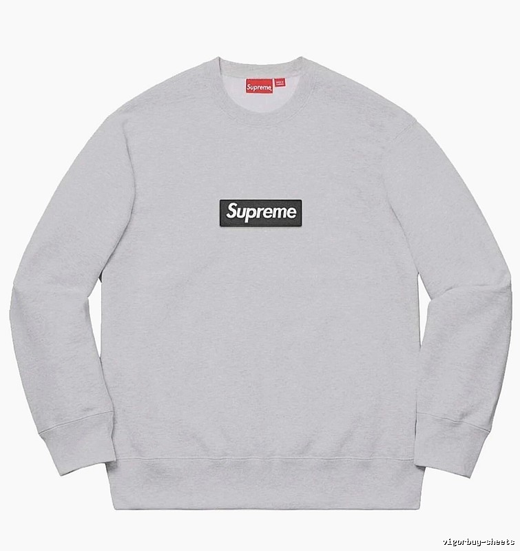 Supreme Classic Logo hoodie Gray Red Oversized with Travel-Friendly Style