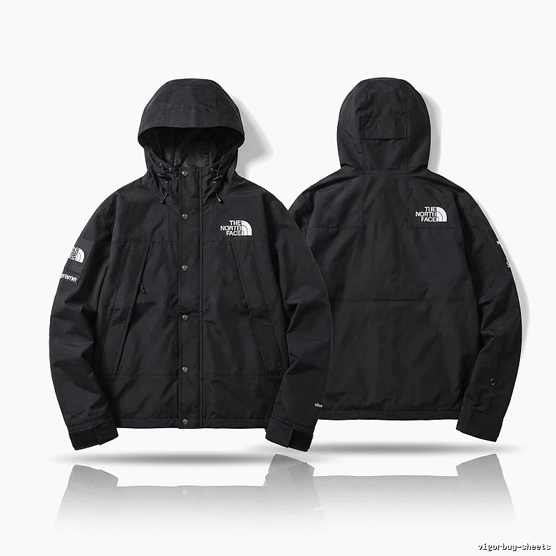 Supreme co-branded black windbreaker