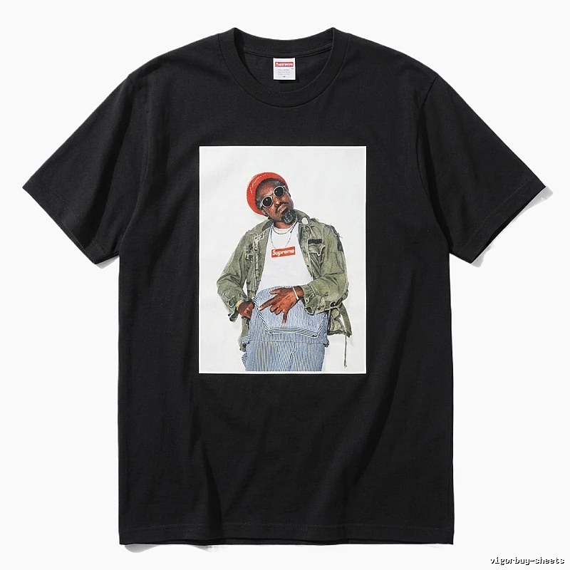 Supreme Portrait Style Black T-shirt