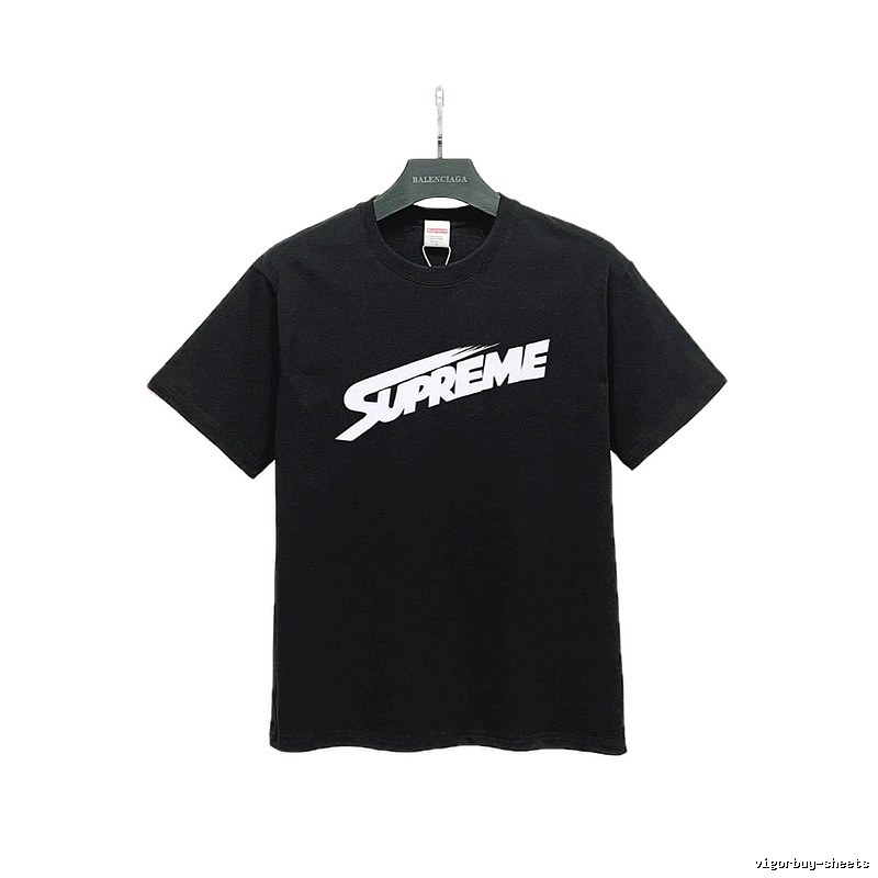 Supreme Printed Street-Style Black T-Shirt