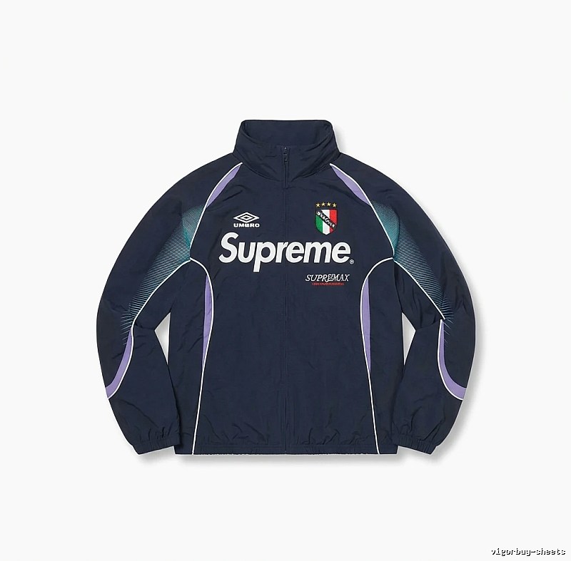 Supreme sporty dark blue jacket