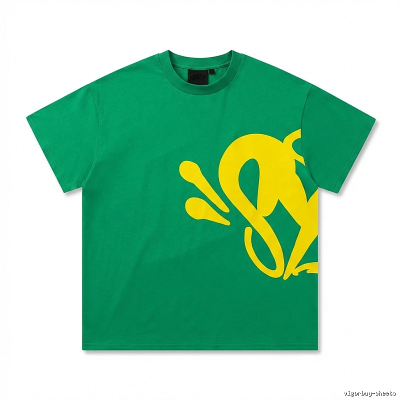 SynaWorld Graffiti-style Green T-shirt
