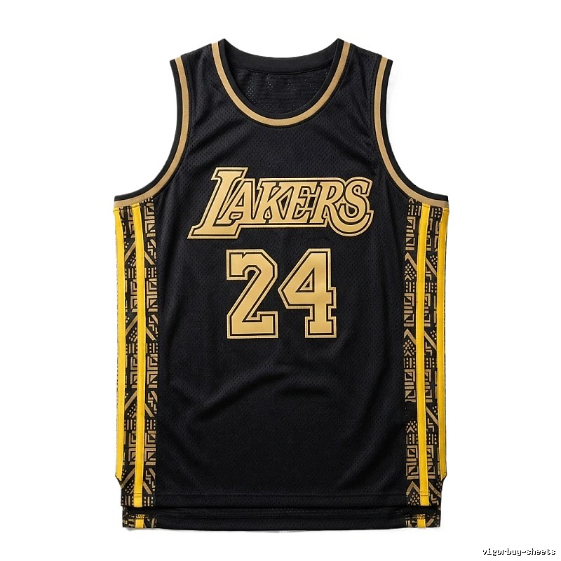 The No. 24 black jersey of the Los Angeles Lakers
