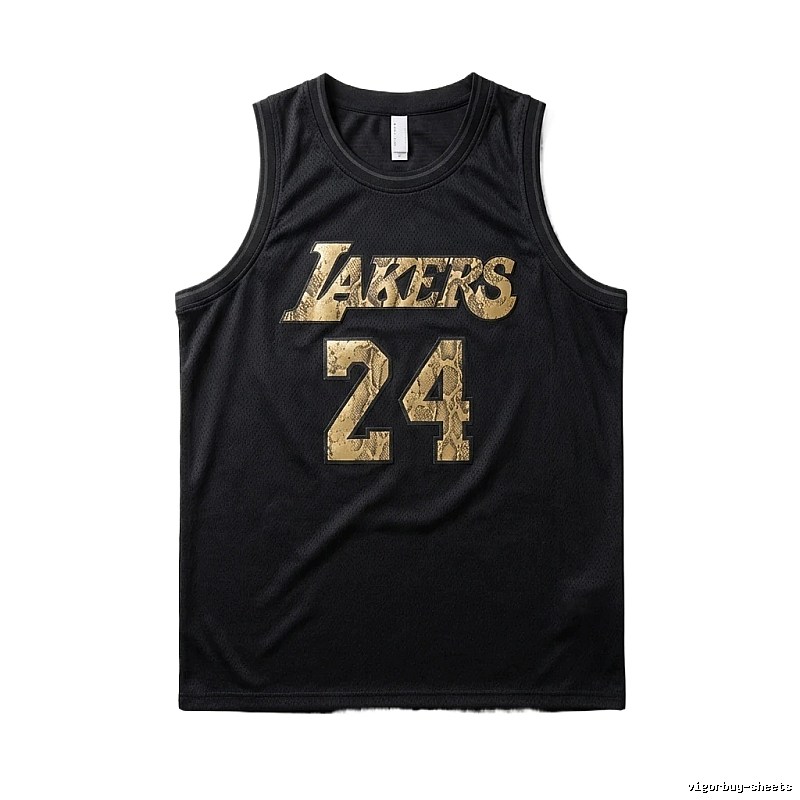 The No. 24 black vest of the Los Angeles Lakers