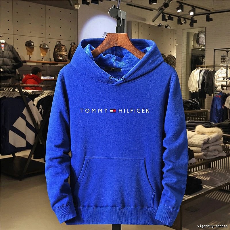 Tommy Hilfiger Royal Blue Logo Hoodie Gift Ready