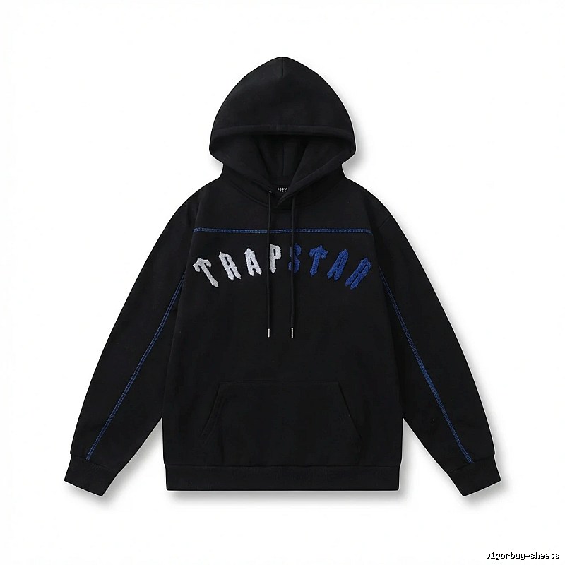 Trapstar Letter Style Black Sweatshirt