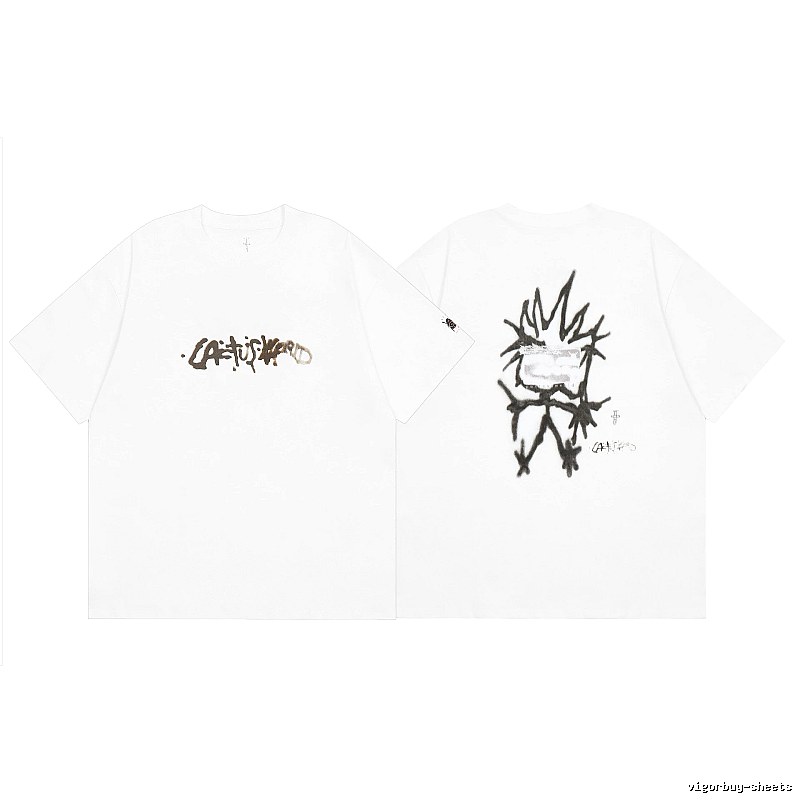 Travis Scott Gift Ready Graphic T-shirt Brown Travis Scott with Standout Detail