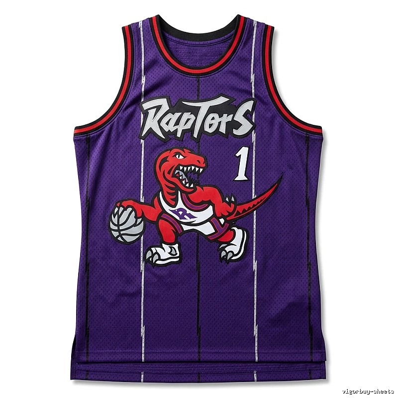 Vince Carter's retro-style jersey of the Raptors.
