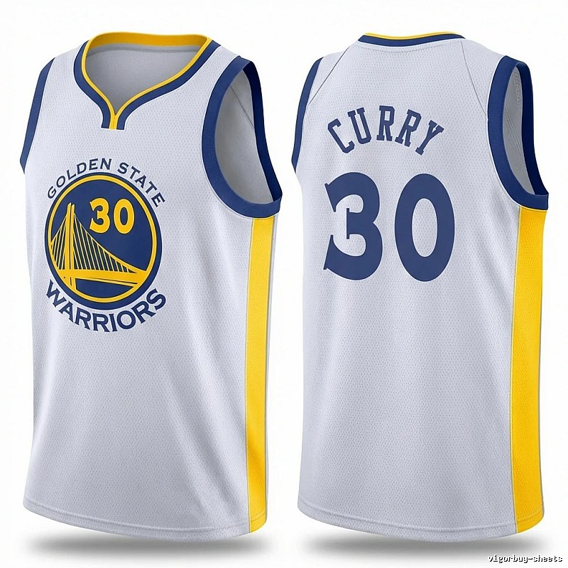 Warriors Curry No. 30 basketball jersey