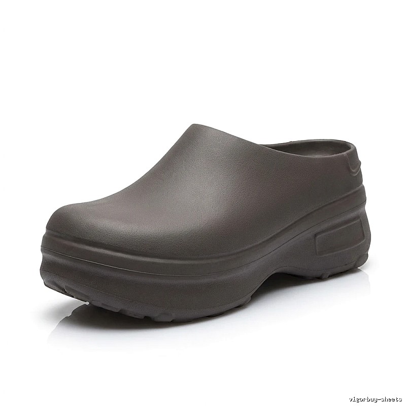 Yeezy Clogs Retro Style Dark Grey